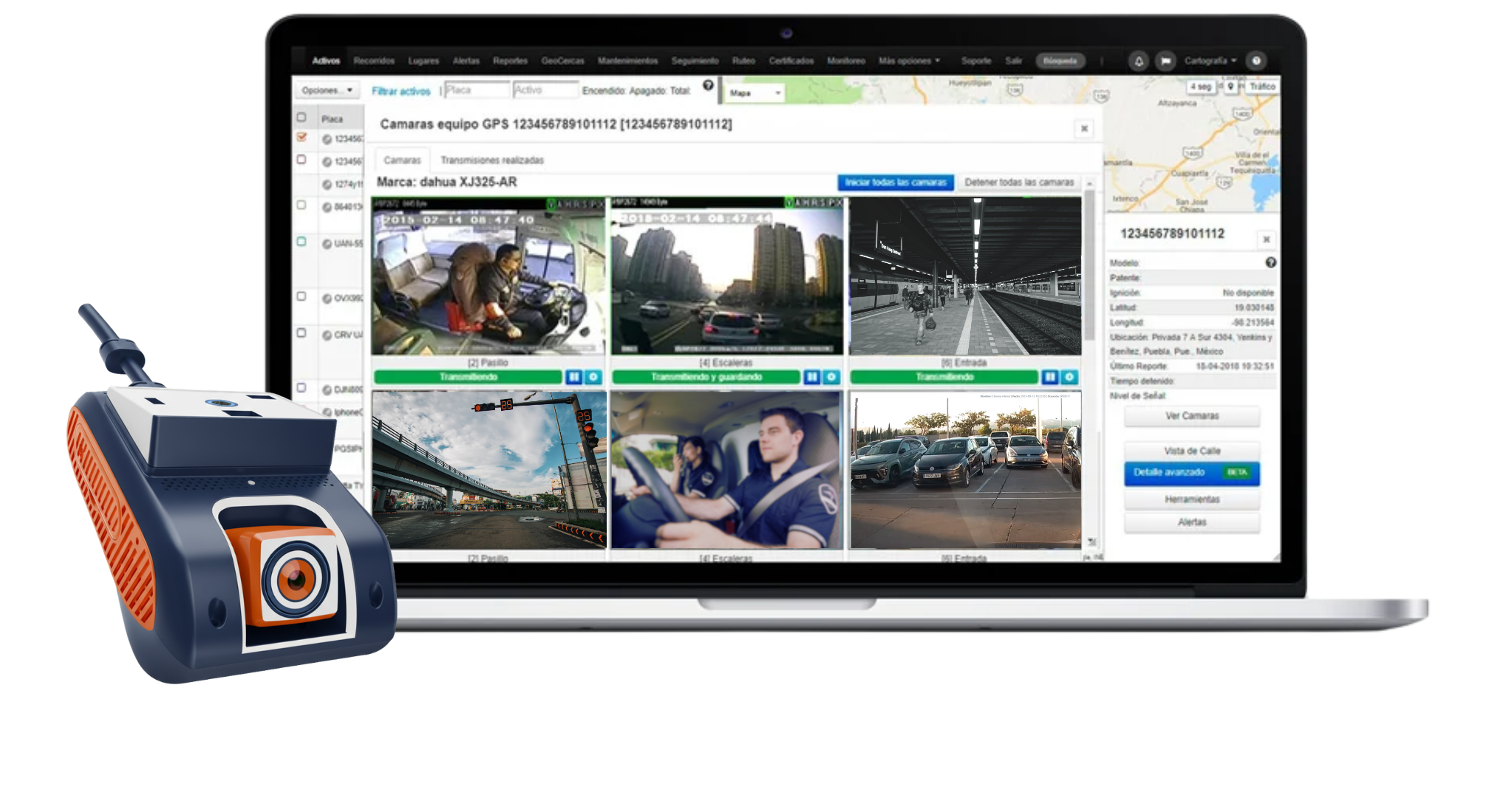 Botón SOS y video en cabina